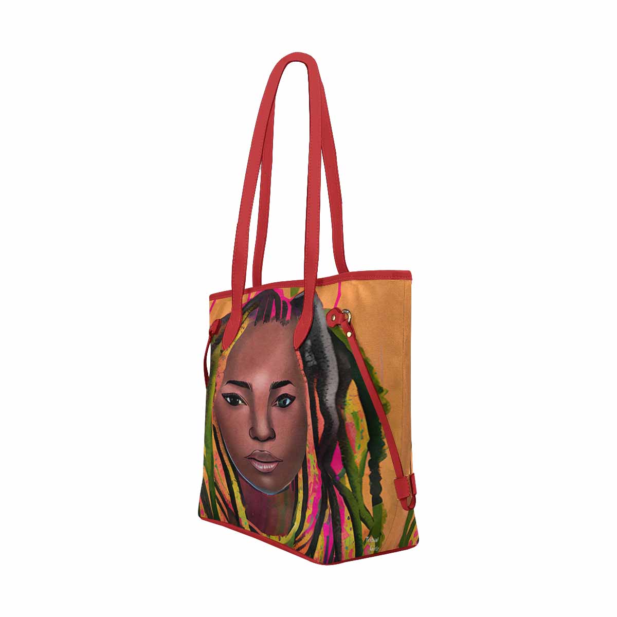 Dreads & Braids, elegant dressy tote handbag, Fulangiara 12