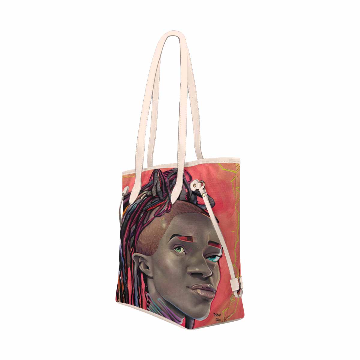 Dreads & Braids, elegant dressy tote handbag, Fulangiara 40