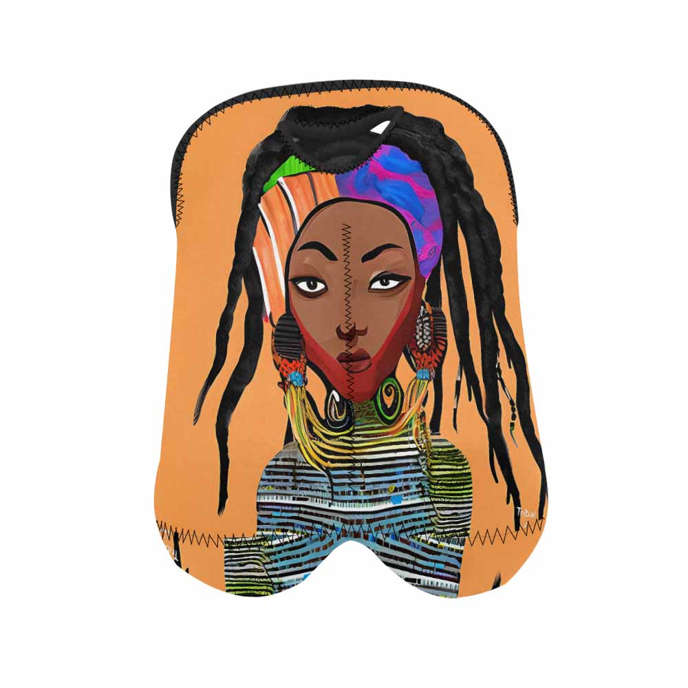 Dreads & Braids, 2 bottle wine bag, picnic or gift, african tribalgirlz Fulangiara 18