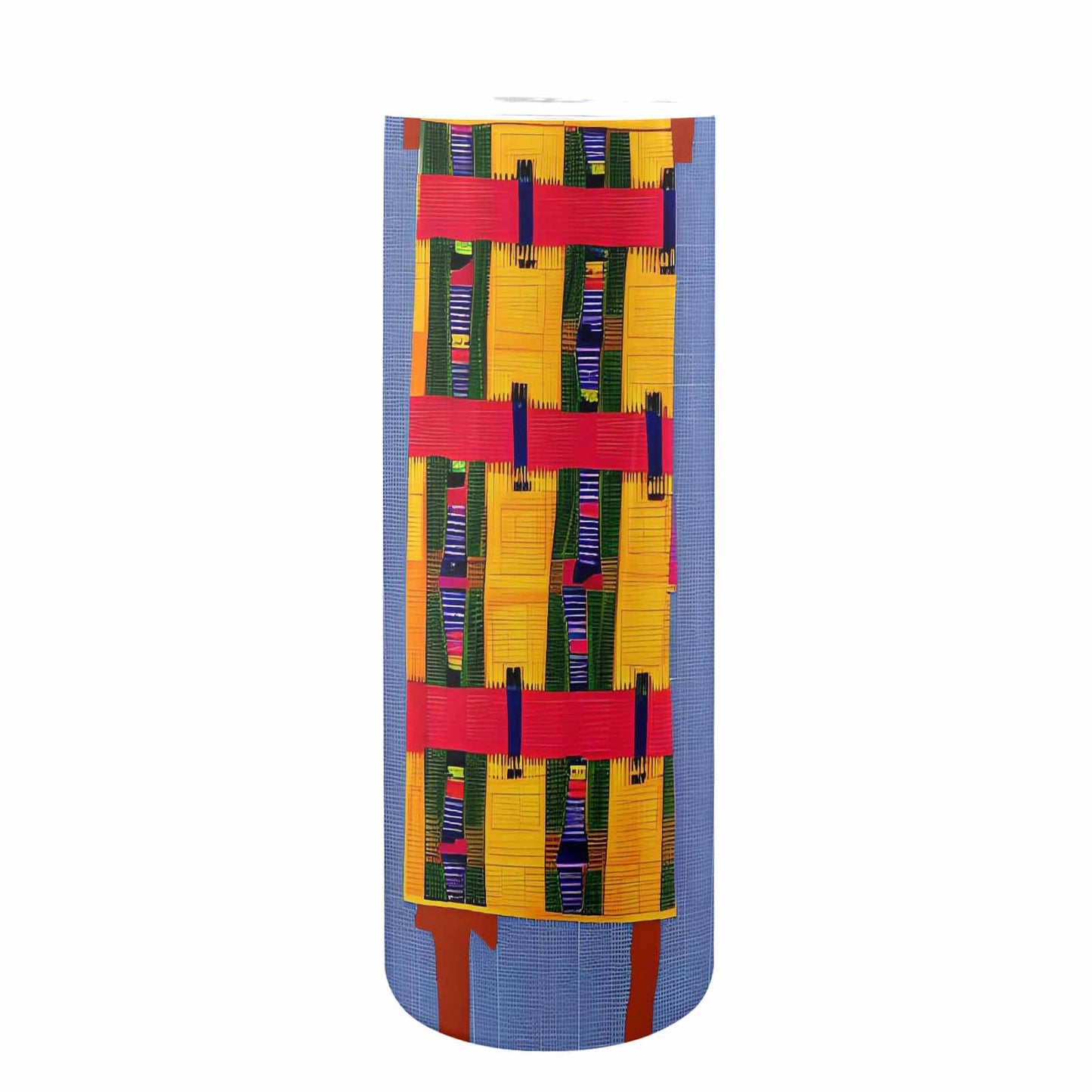 African Art, tall stainless steel insulated tumbler, travel mug, design 32