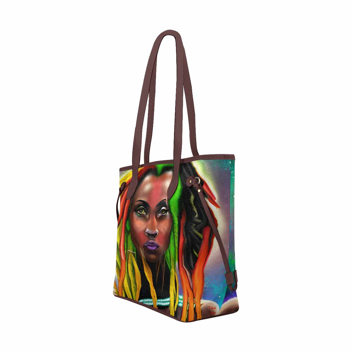 Dreads & Braids, elegant dressy tote handbag, Fulangiara 25