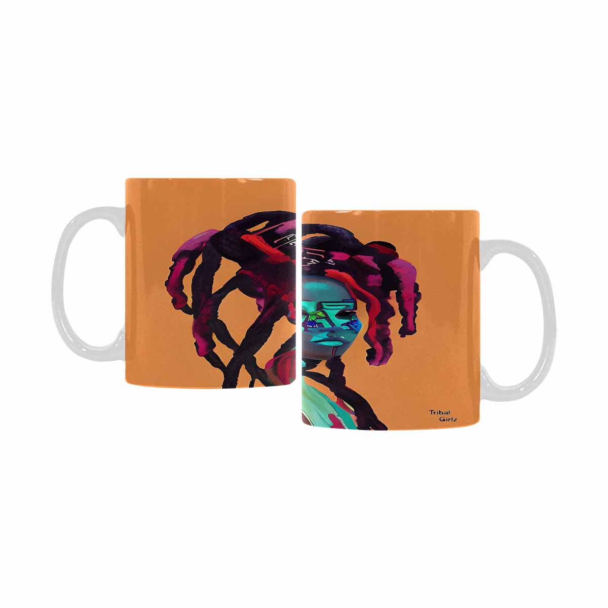 Dreads & Braids, coffee mug, african tribalgirlz Fulangiara 7