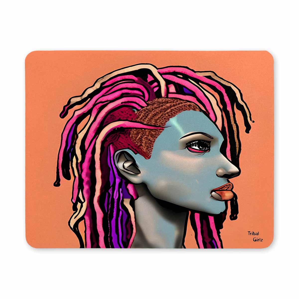 Dreads & Braids, 9 x 7 in amazing design mouse pad, Fulangiara 5