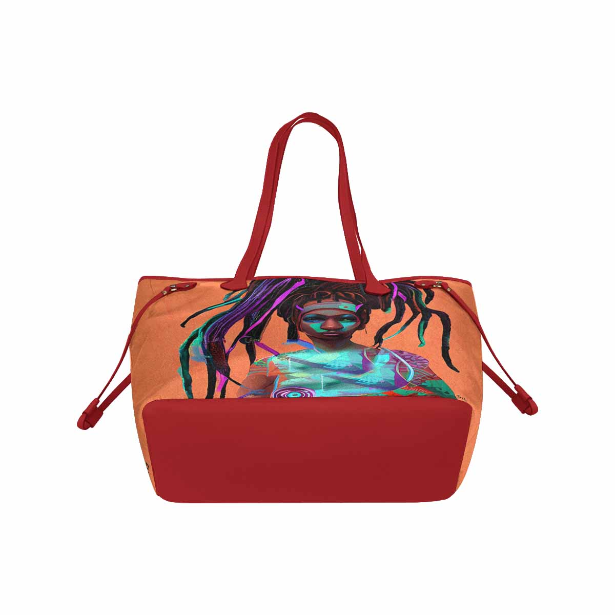 Dreads & Braids, elegant dressy tote handbag, Fulangiara 32