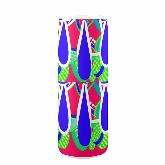 African Art, tall stainless steel insulated tumbler, travel mug, design 33