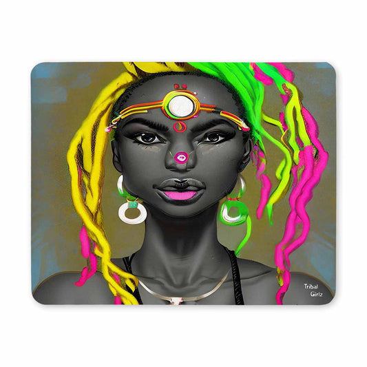 Dreads & Braids, 9 x 7 in amazing design mouse pad, Fulangiara 6