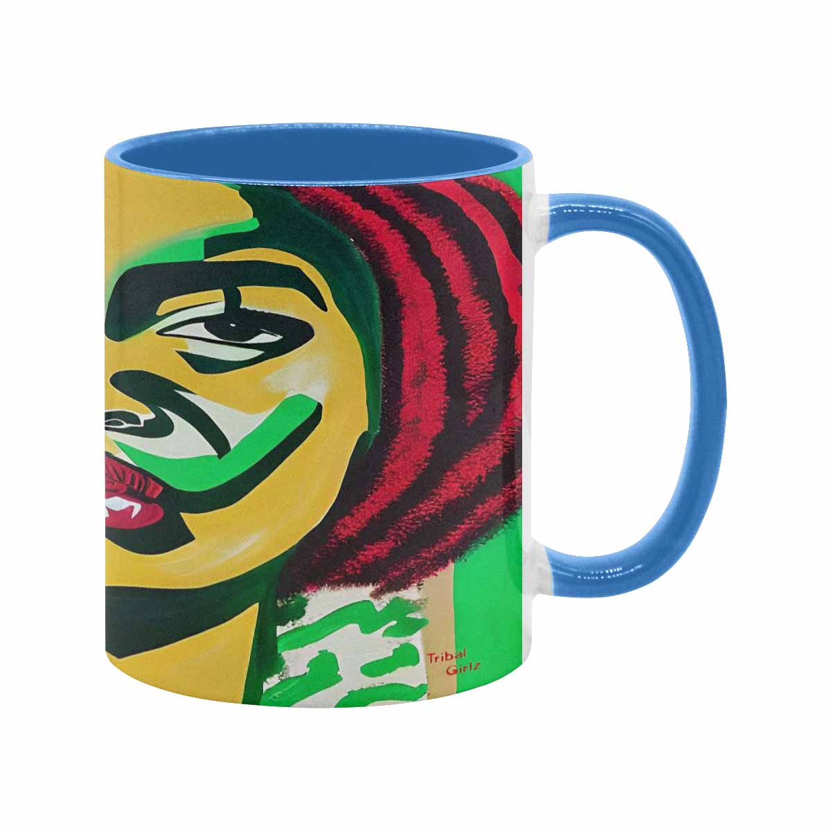 Dreads & Braids, inner color coffee mug, african tribalgirlz Fulangiara 50