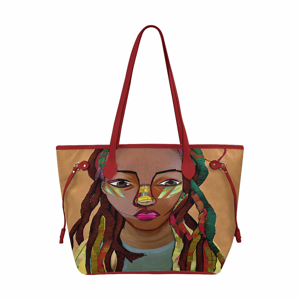 Dreads & Braids, elegant dressy tote handbag, Fulangiara 26