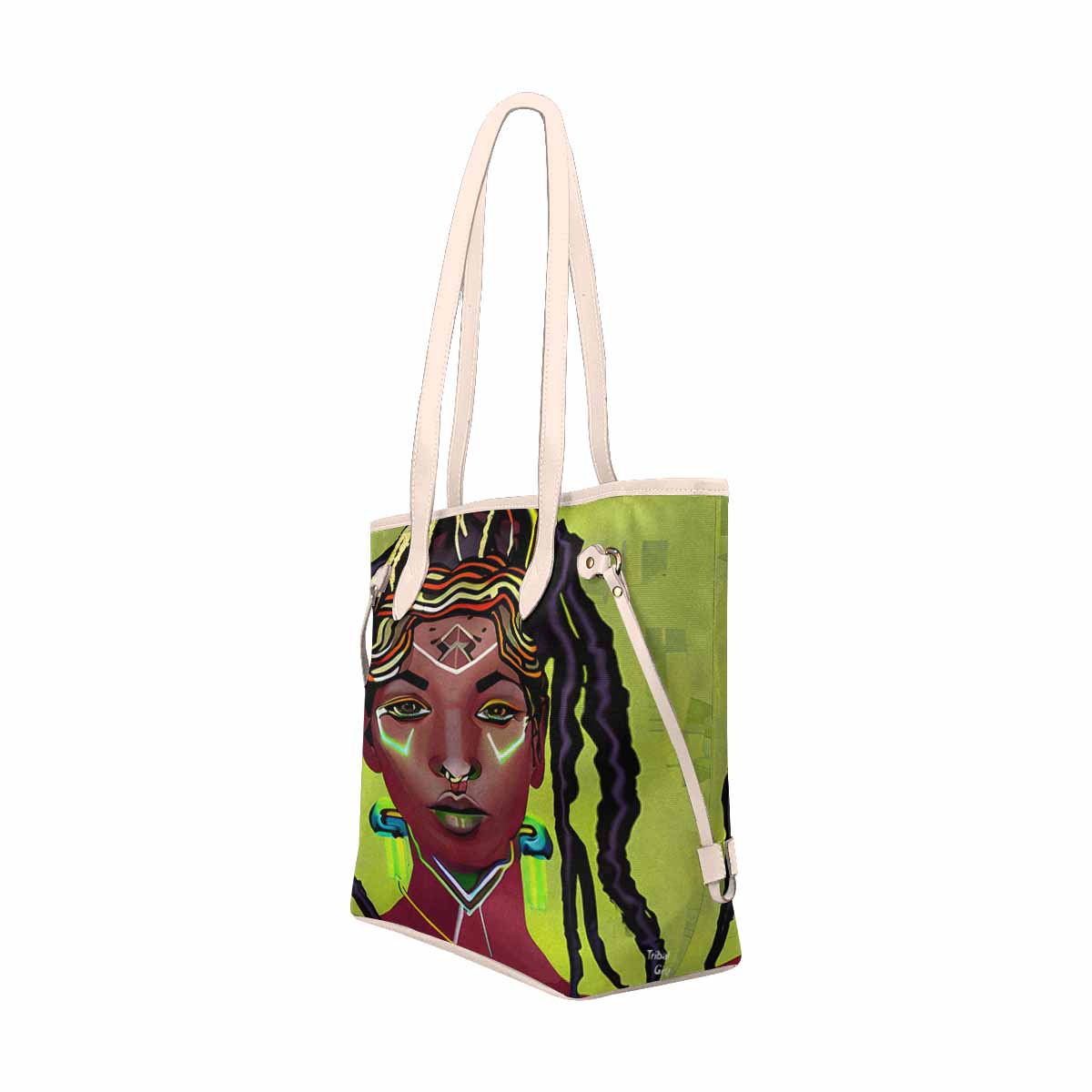 Dreads & Braids, elegant dressy tote handbag, Fulangiara 44