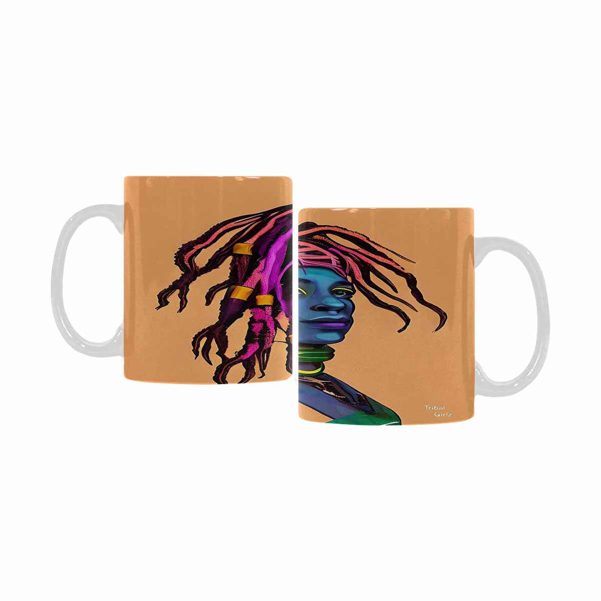 Dreads & Braids, coffee mug, african tribalgirlz Fulangiara 10