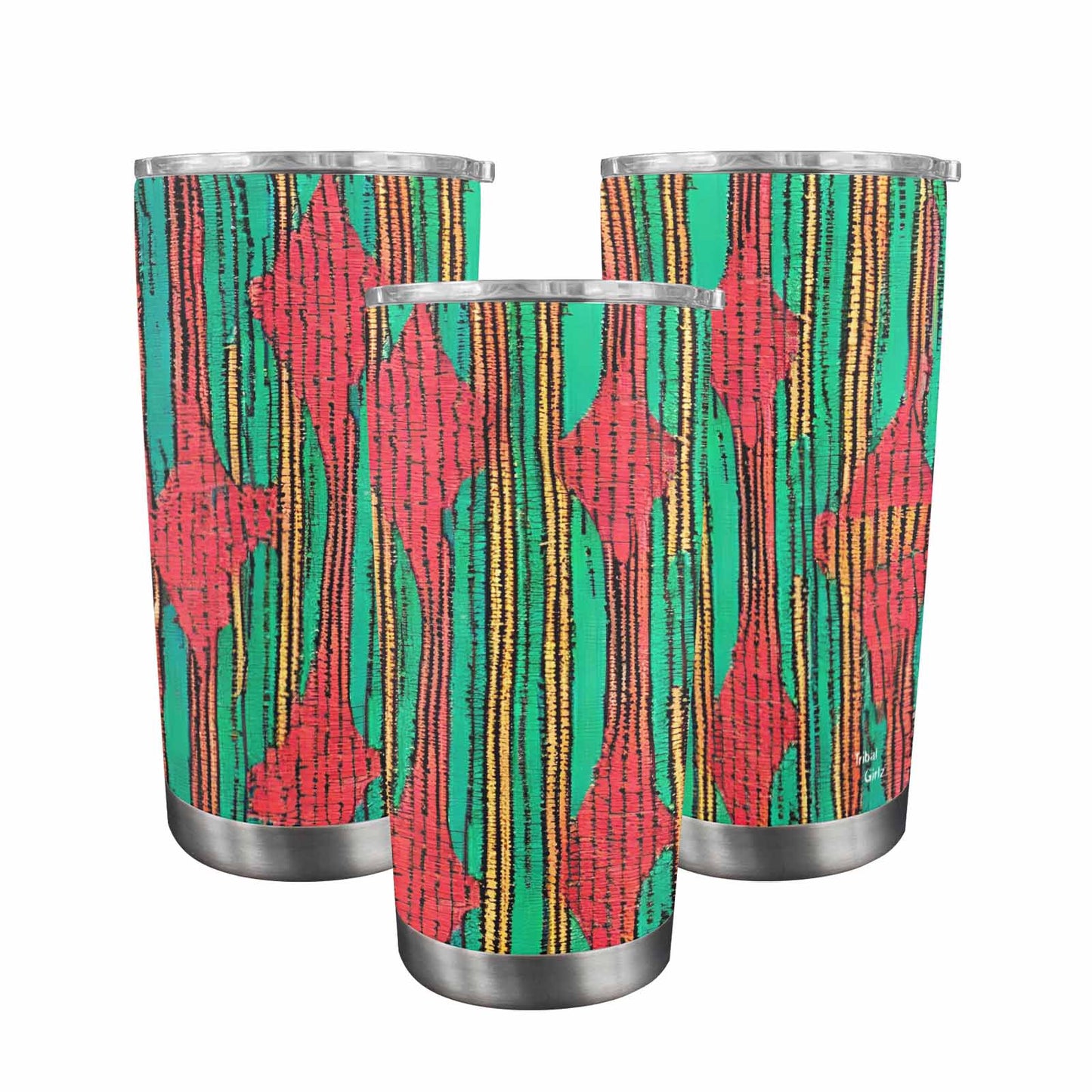 African Art, tumbler, mug, travel mug, design 11