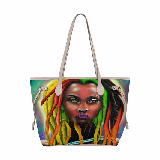 Dreads & Braids, elegant dressy tote handbag, Fulangiara 25