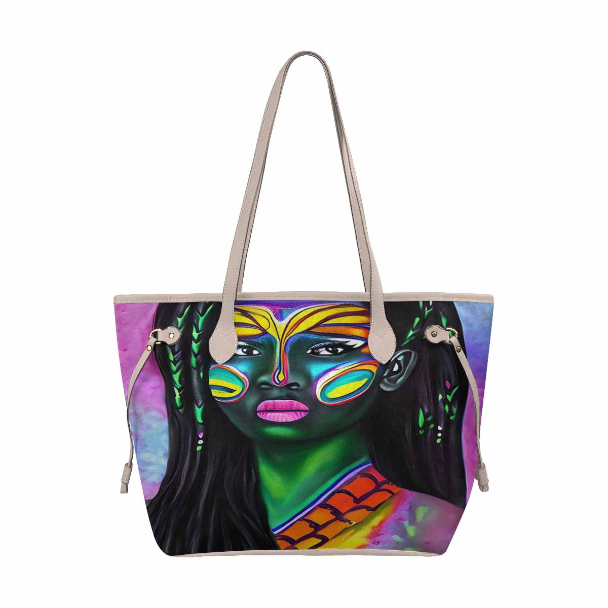 Dreads & Braids, elegant dressy tote handbag, Fulangiara 19