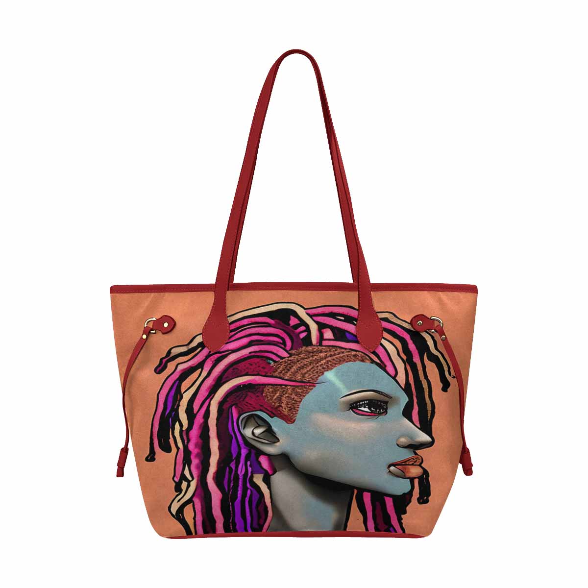 Dreads & Braids, elegant dressy tote handbag, Fulangiara 5