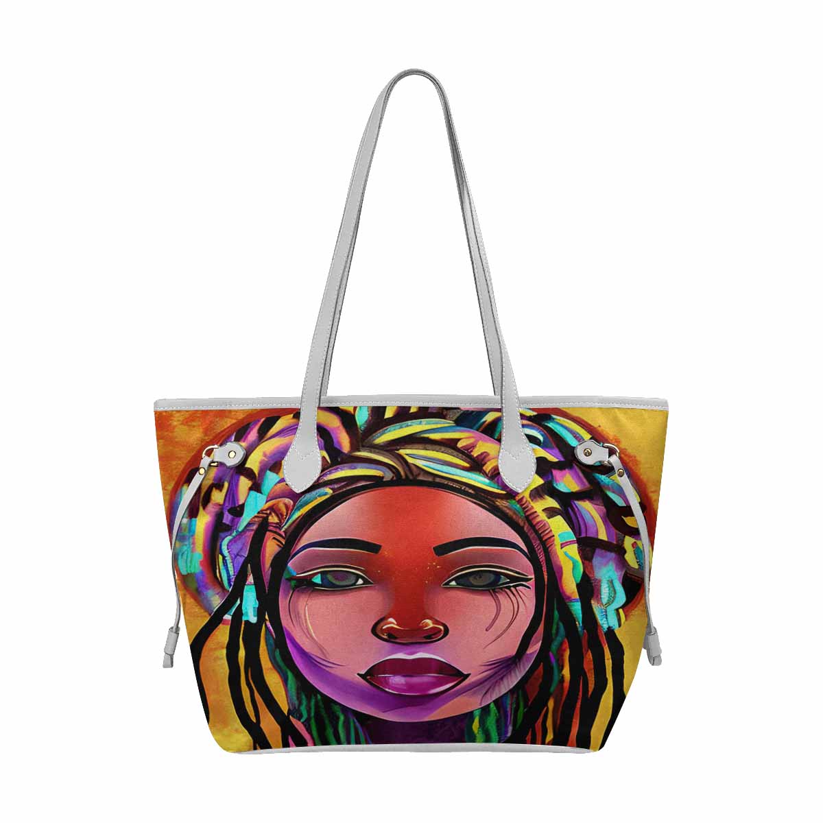 Dreads & Braids, elegant dressy tote handbag, Fulangiara 22