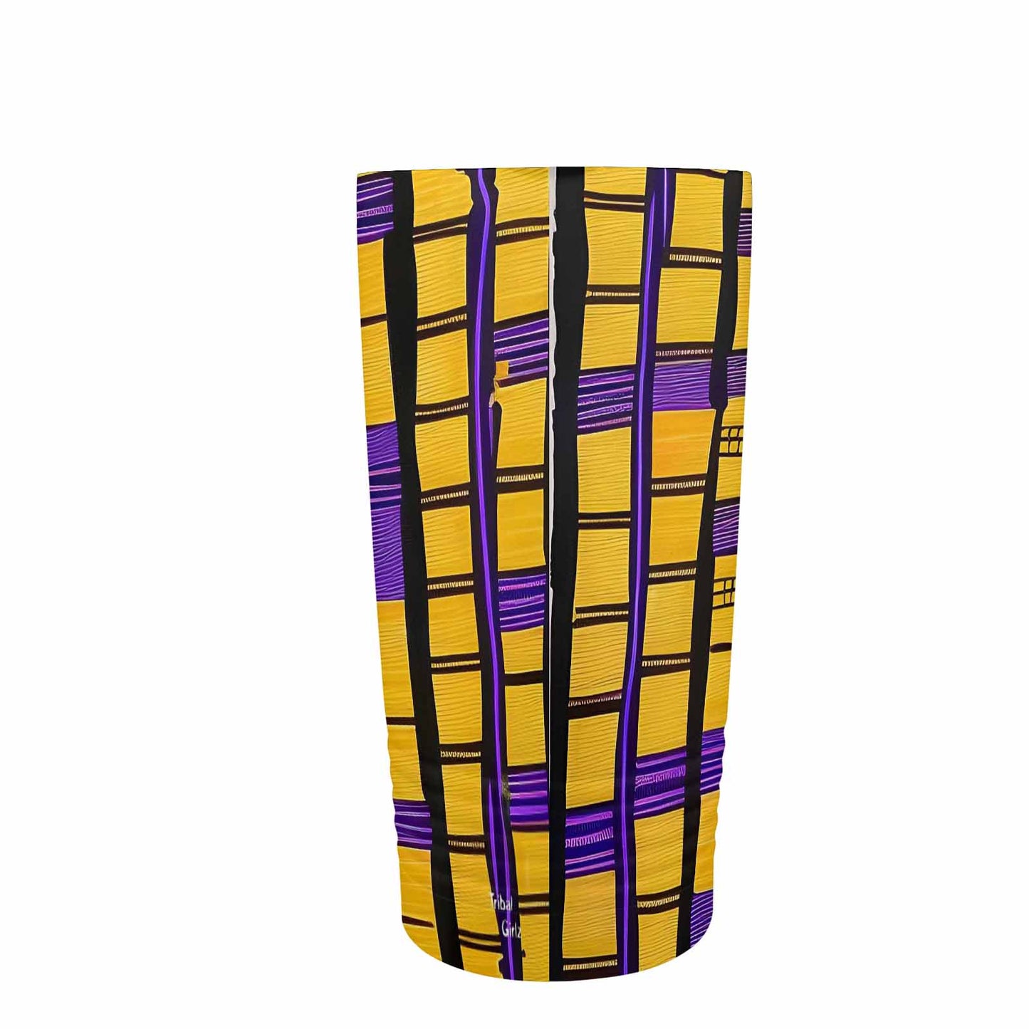 African Art, stainless steel insulated tumbler, travel mug, design 34