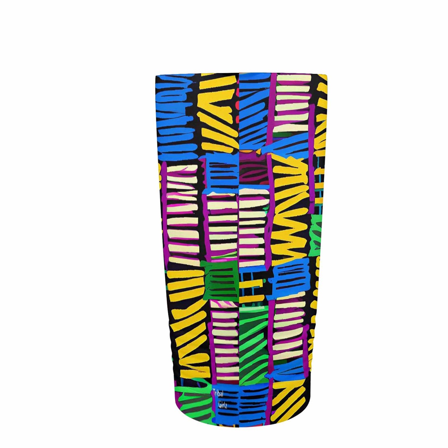 African Art, stainless steel insulated tumbler, travel mug, design 41