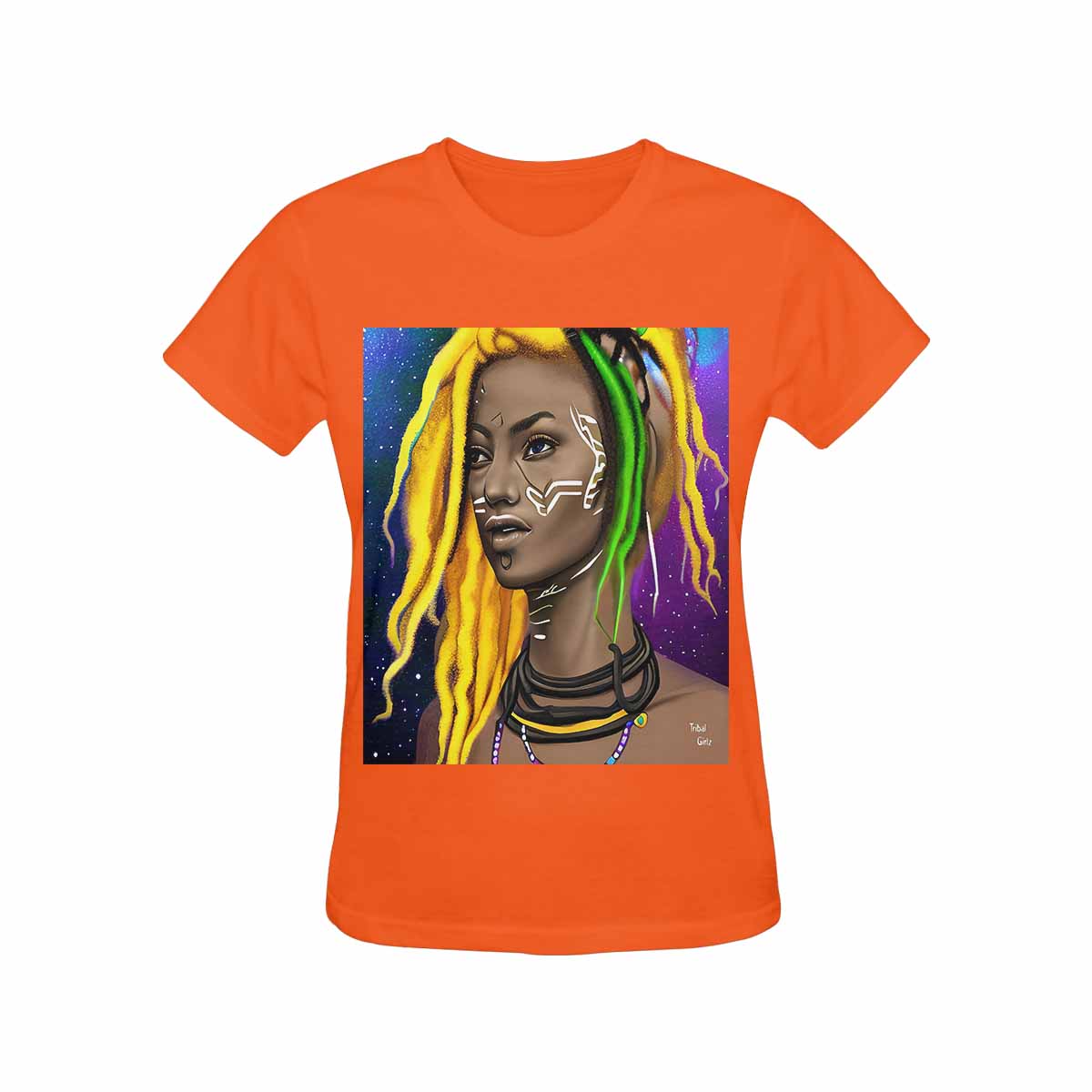 Dreads & Braids, cool cotton TShirt, african tribalgirlz Fulangiara 1