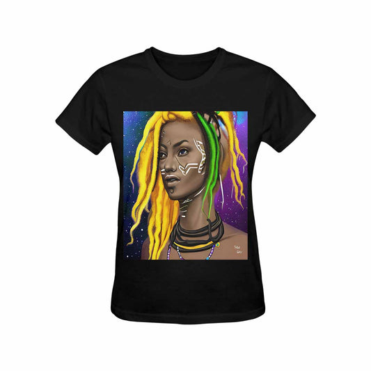 Dreads & Braids, cool cotton TShirt, african tribalgirlz Fulangiara 1