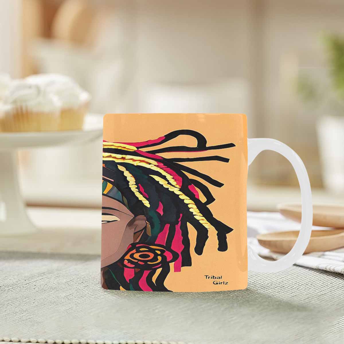 Dreads & Braids, coffee mug, african tribalgirlz Fulangiara 20