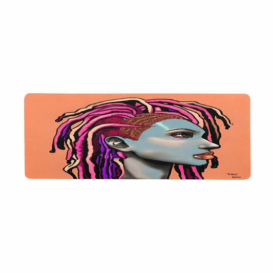 Dreads & Braids, 31 x 12 in large mouse pad, Fulangiara 5