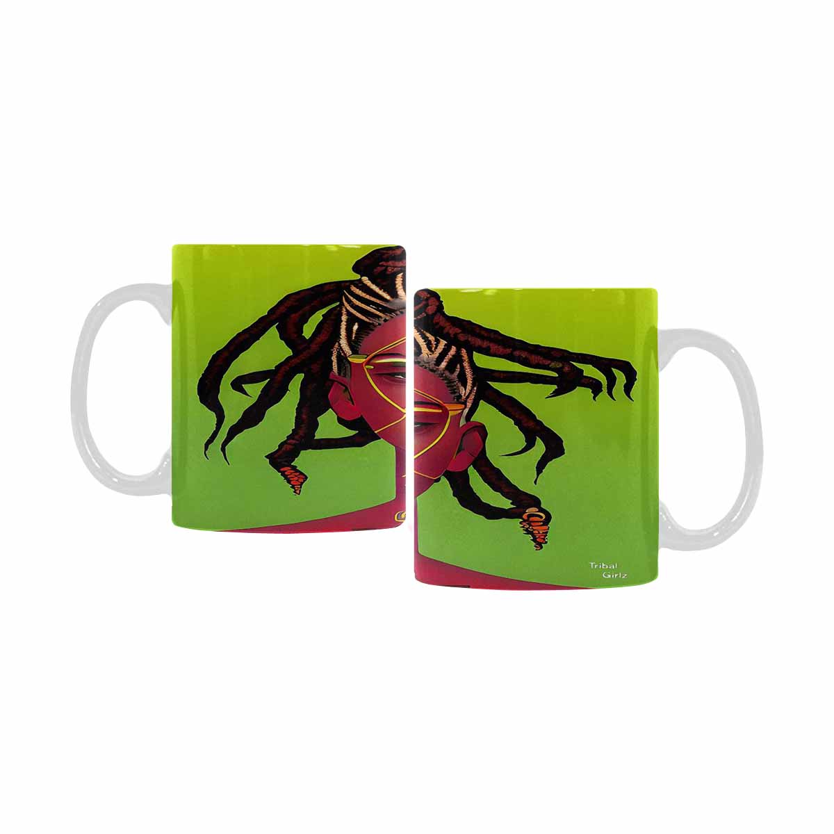 Dreads & Braids, coffee mug, african tribalgirlz Fulangiara 49