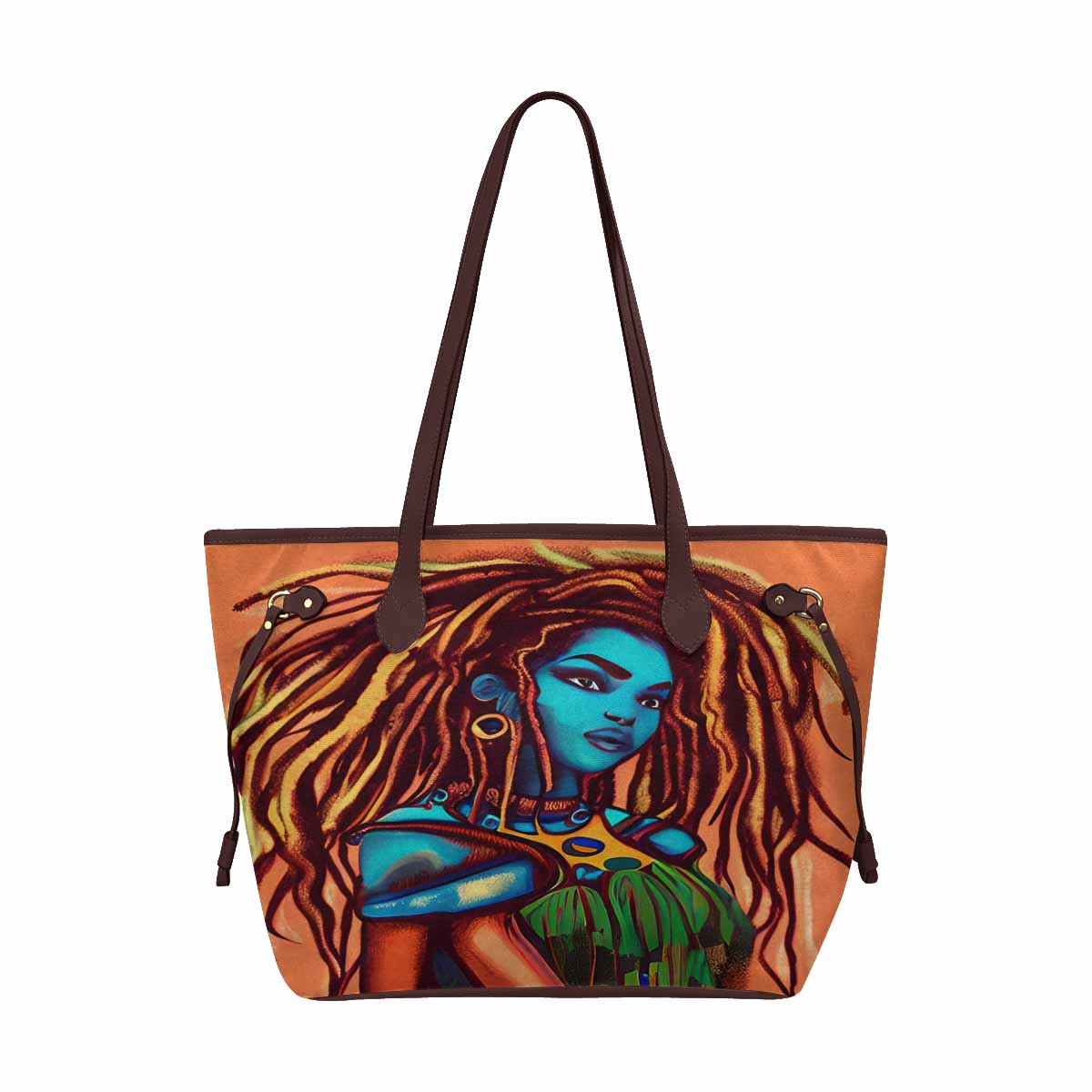 Dreads & Braids, elegant dressy tote handbag, Fulangiara 30