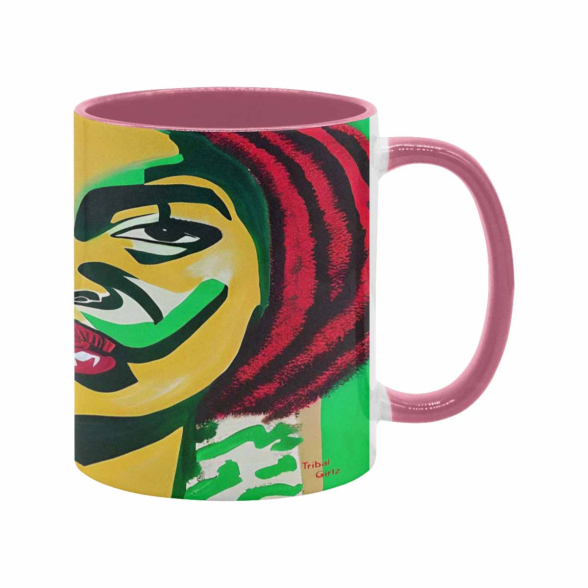 Dreads & Braids, inner color coffee mug, african tribalgirlz Fulangiara 50