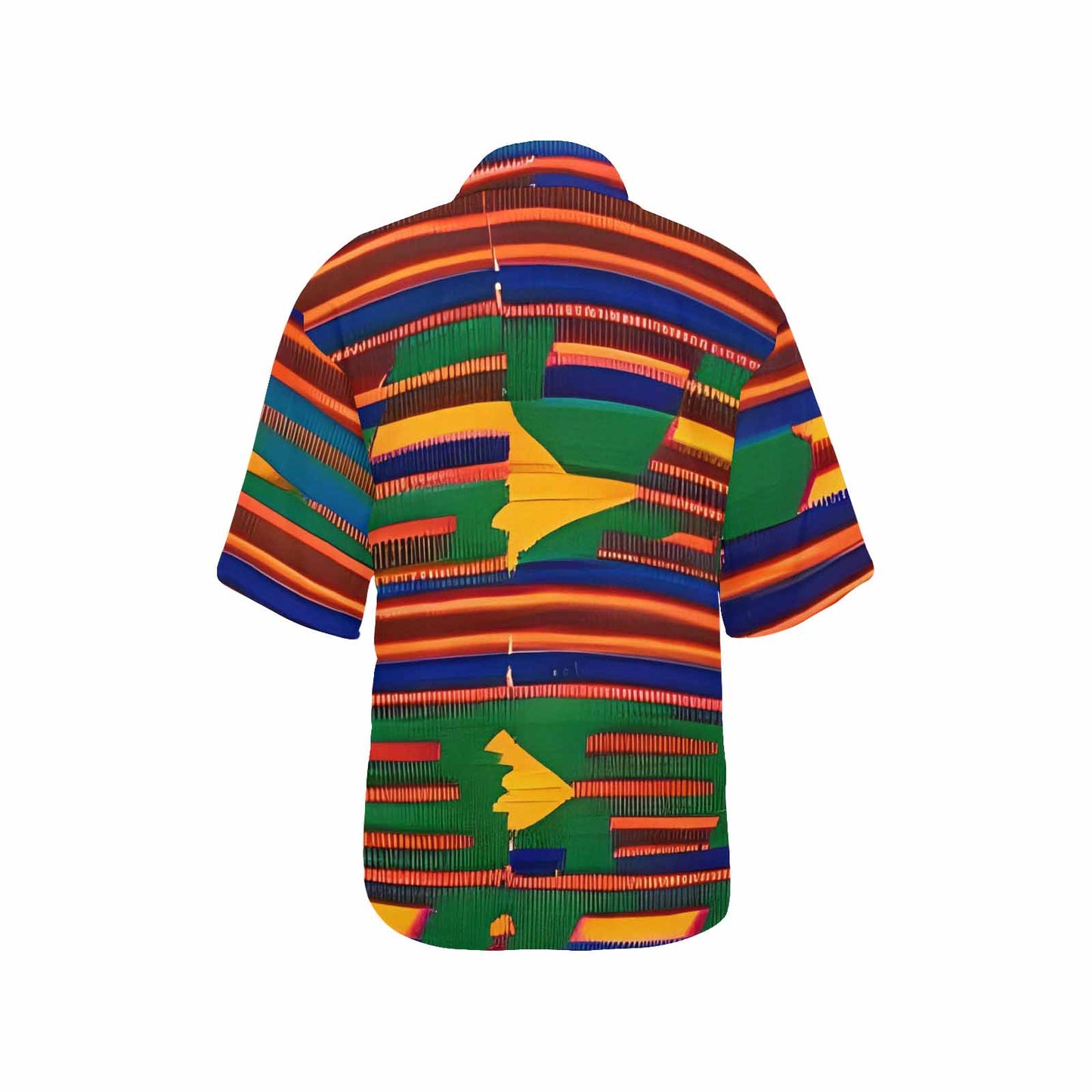African Art, womens Hawaiian shirt, design 07