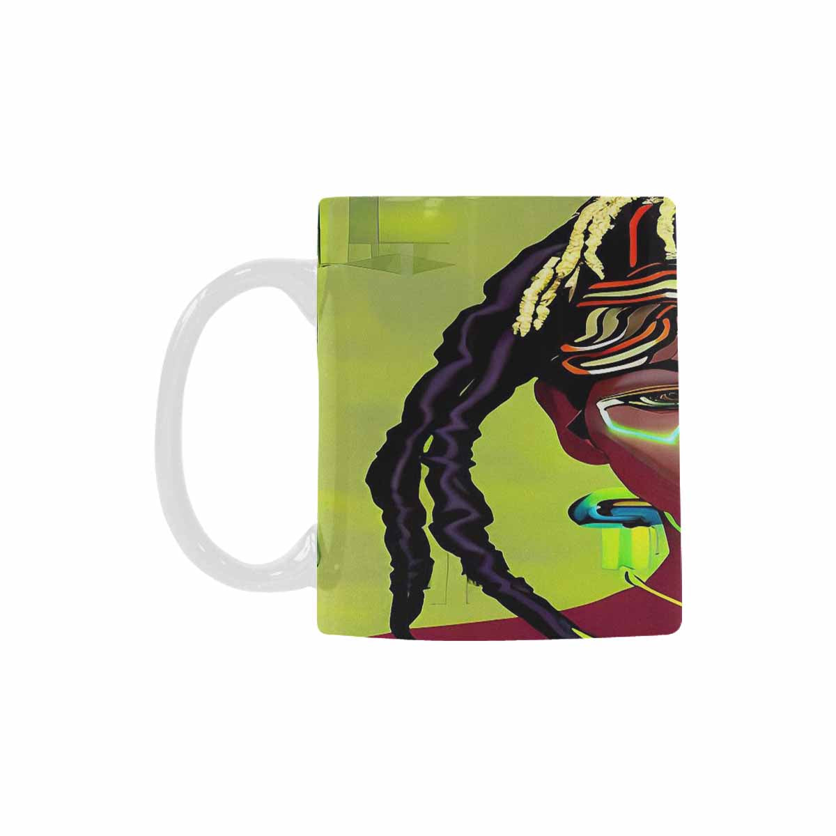 Dreads & Braids, coffee mug, african tribalgirlz Fulangiara 44