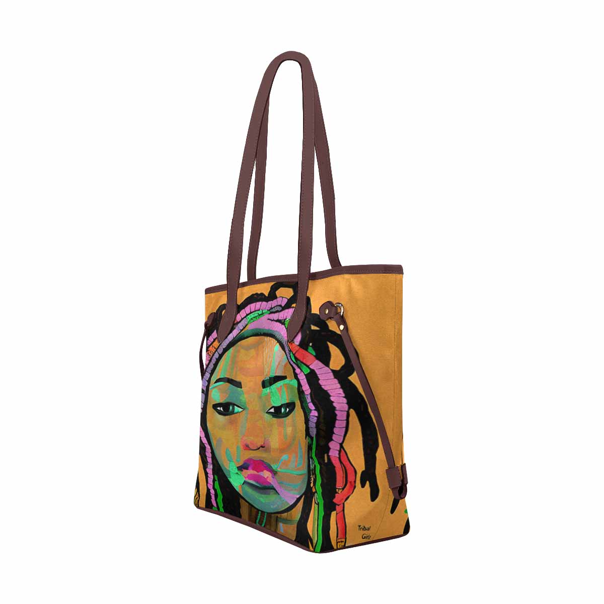 Dreads & Braids, elegant dressy tote handbag, Fulangiara 3