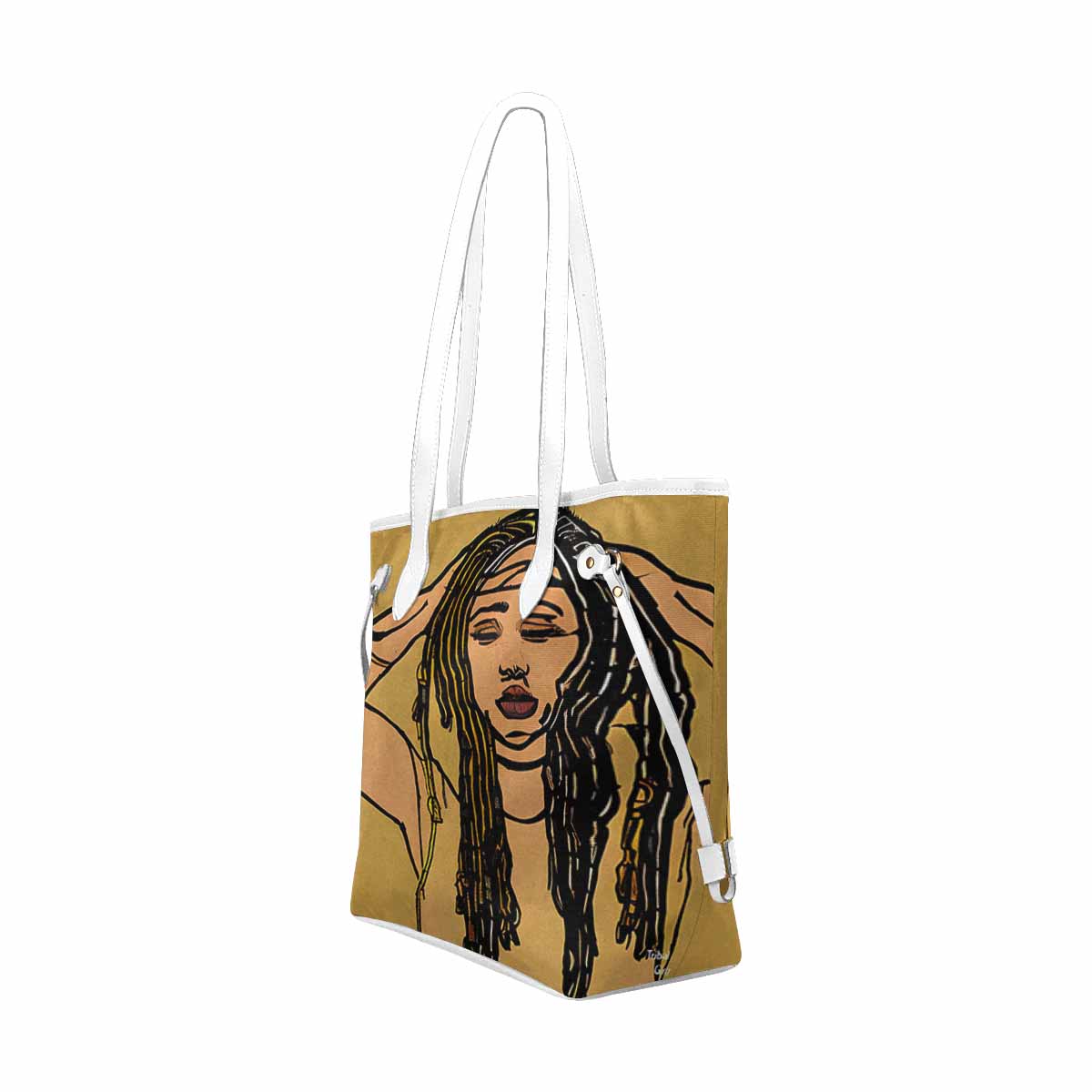 Dreads & Braids, elegant dressy tote handbag, Fulangiara 24