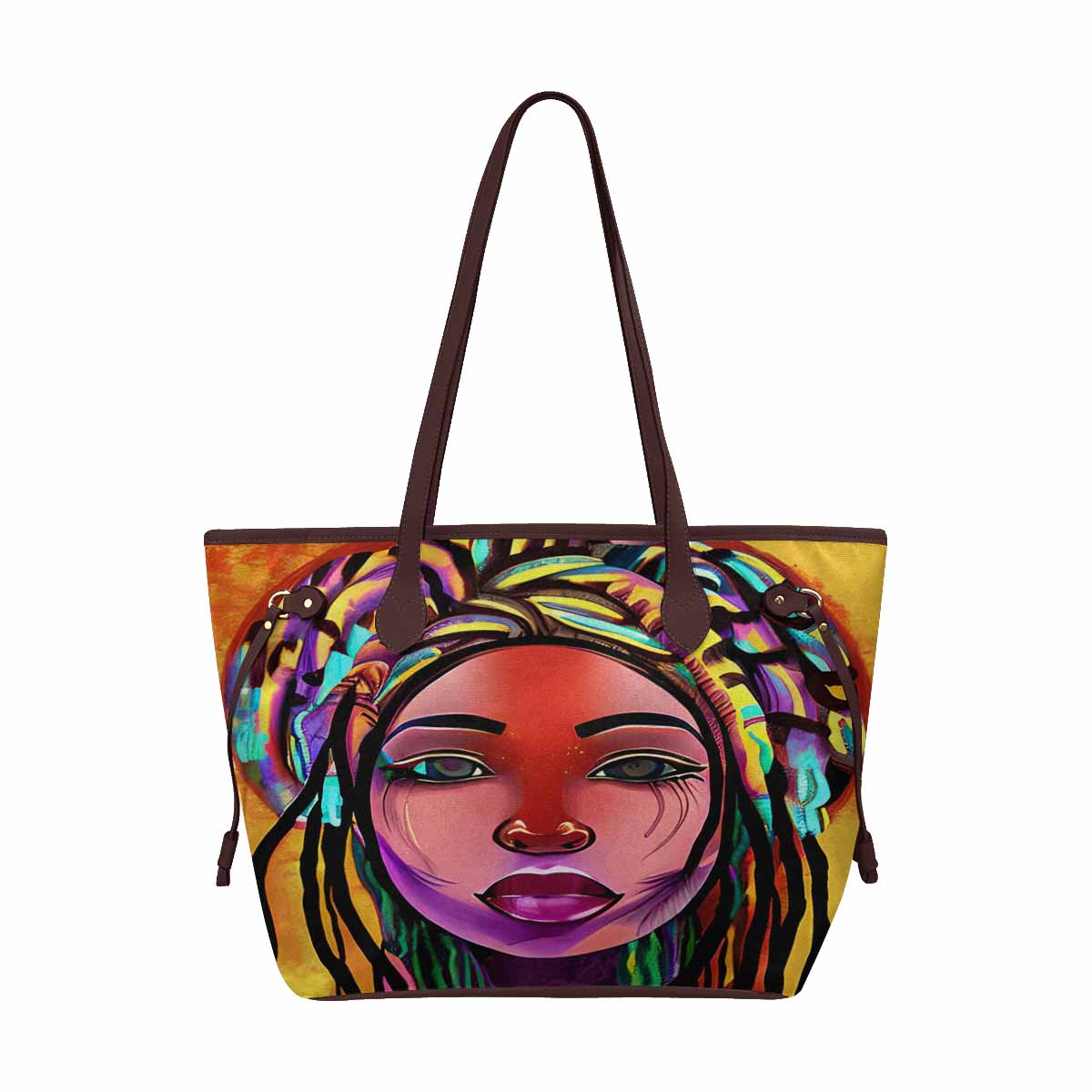 Dreads & Braids, elegant dressy tote handbag, Fulangiara 22