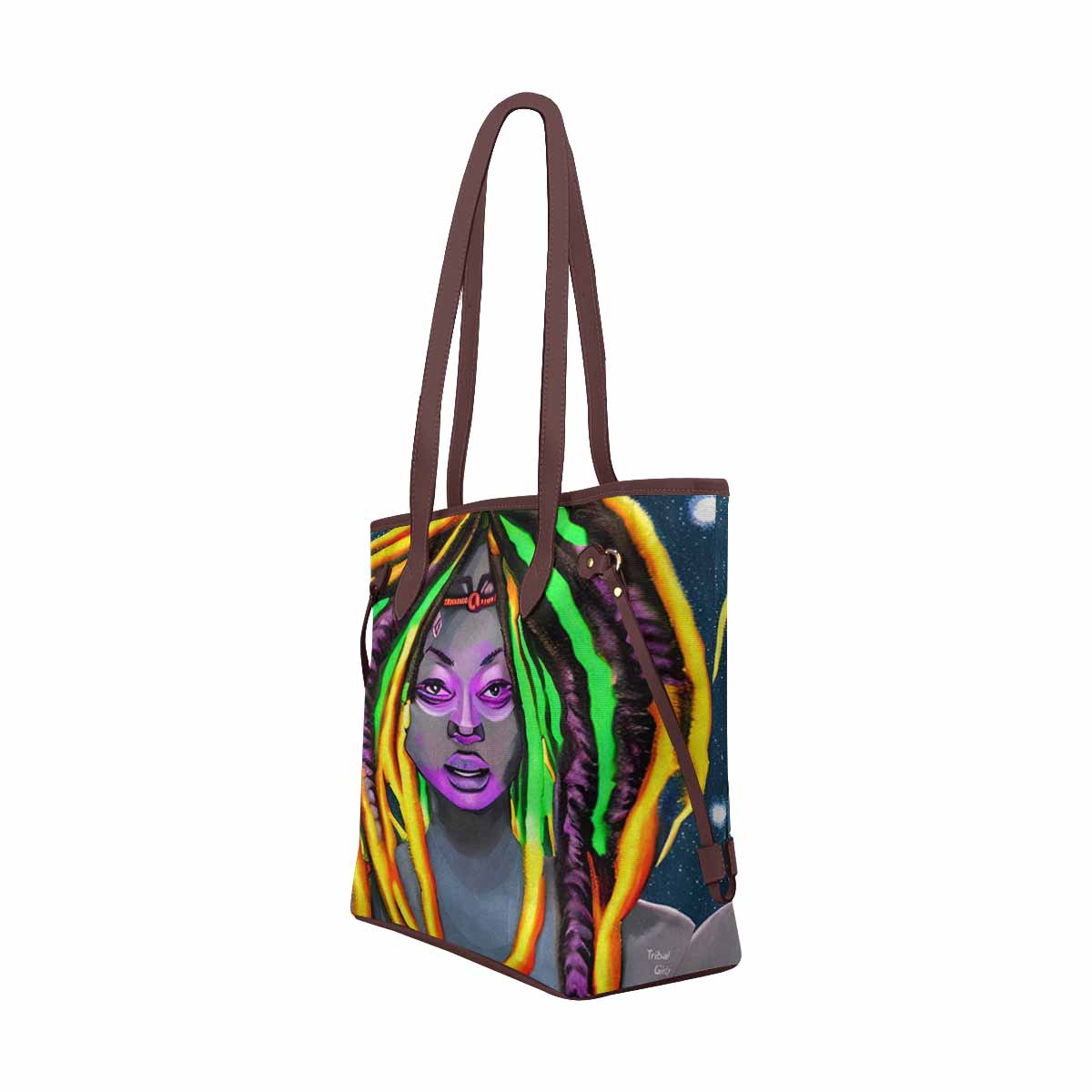 Dreads & Braids, elegant dressy tote handbag, Fulangiara 28