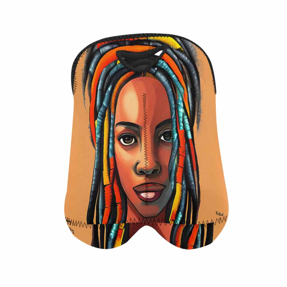 Dreads & Braids, 2 bottle wine bag, picnic or gift, african tribalgirlz Fulangiara 8