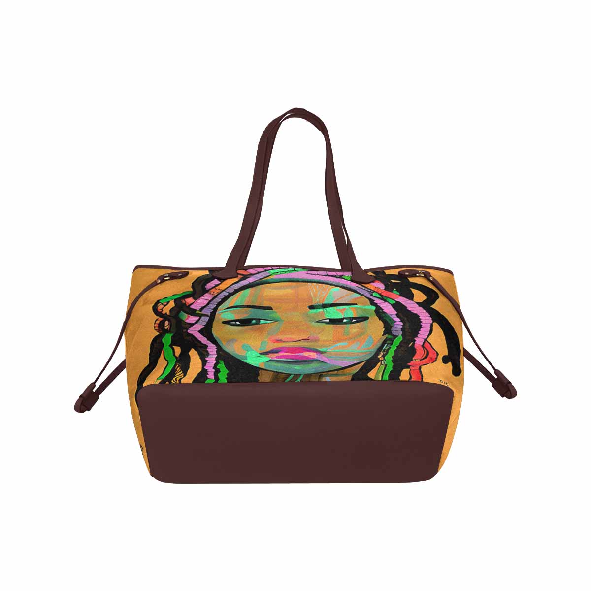 Dreads & Braids, elegant dressy tote handbag, Fulangiara 3