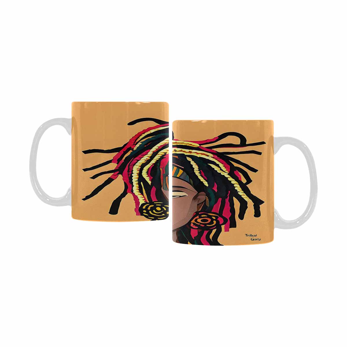 Dreads & Braids, coffee mug, african tribalgirlz Fulangiara 20