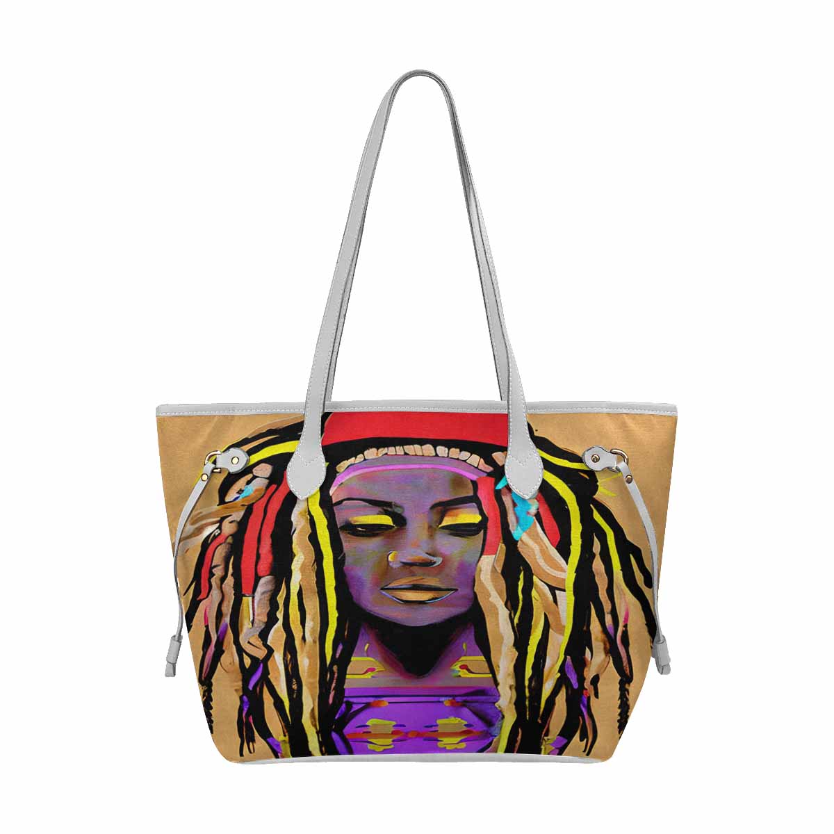 Dreads & Braids, elegant dressy tote handbag, Fulangiara 14