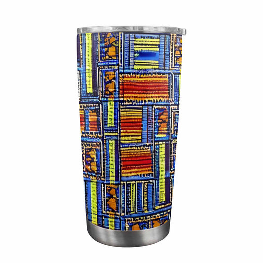 African Art, tumbler, mug, travel mug, design 09