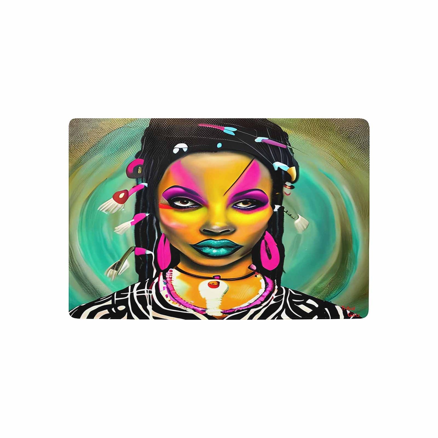 Dreads & Braids, 23 x 16 in amazing design mouse pad, Fulangiara 33