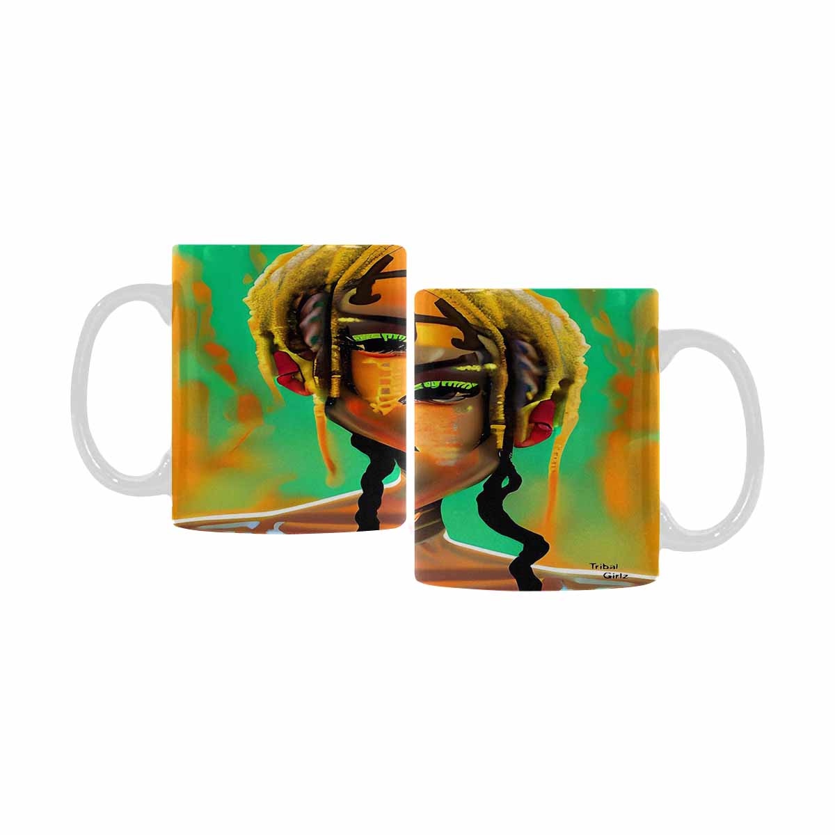 Dreads & Braids, coffee mug, african tribalgirlz Fulangiara 41
