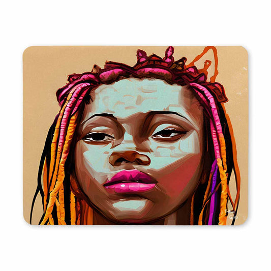 Dreads & Braids, 9 x 7 in amazing design mouse pad, Fulangiara 11