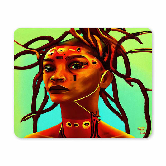 Dreads & Braids, 9 x 7 in amazing design mouse pad, Fulangiara 37