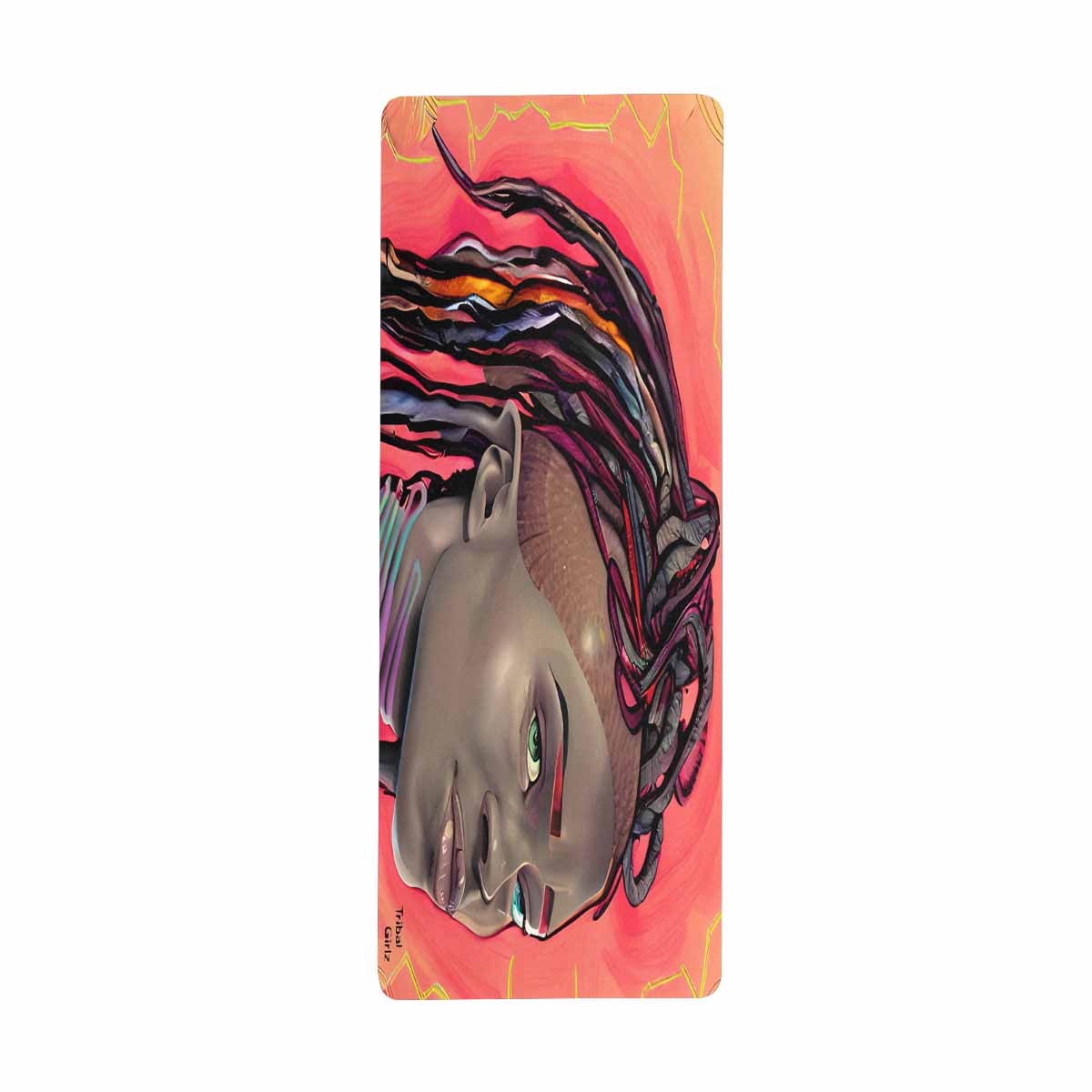 Dreads & Braids, 31 x 12 in large mouse pad, Fulangiara 40