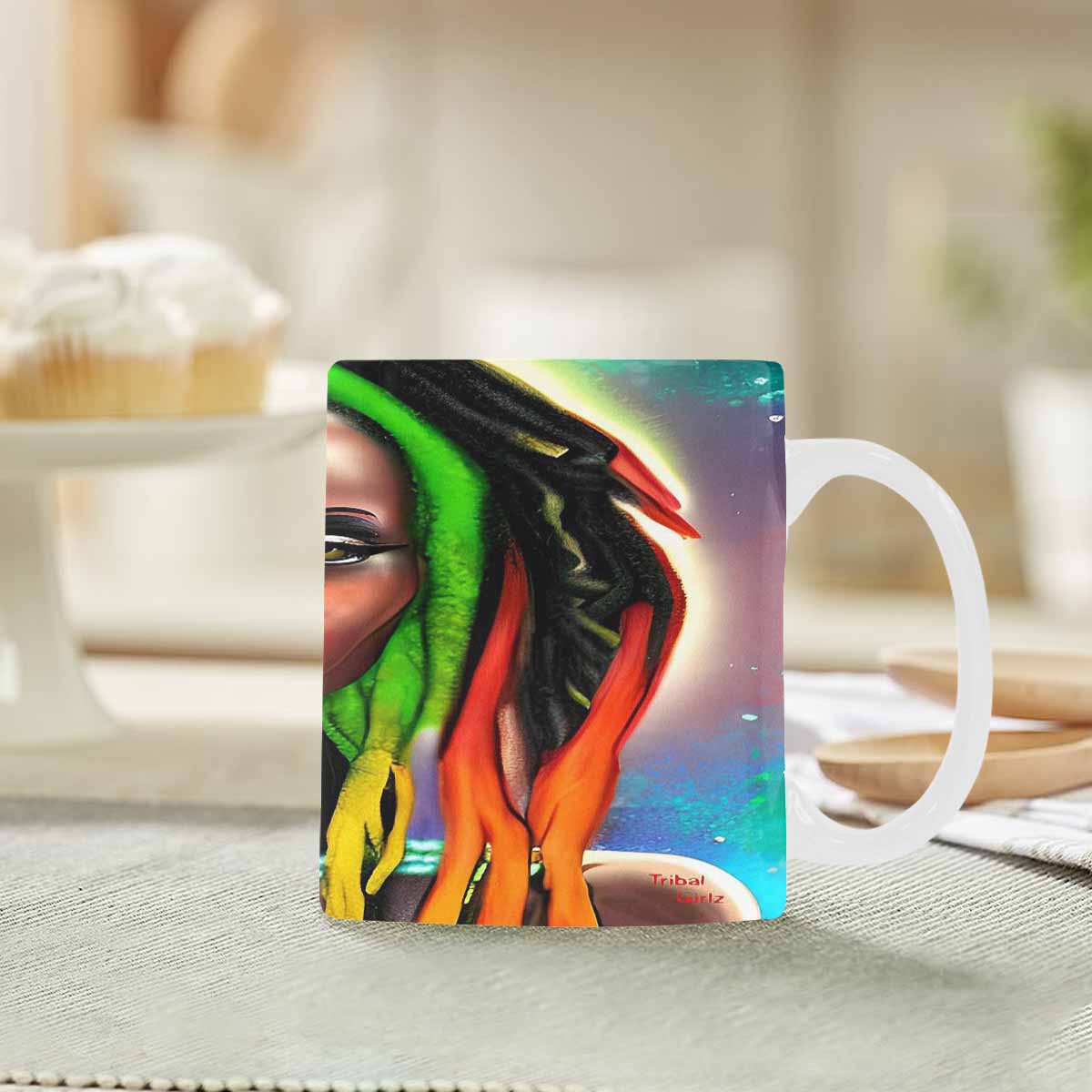 Dreads & Braids, coffee mug, african tribalgirlz Fulangiara 25