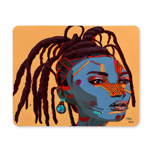 Dreads & Braids, 9 x 7 in amazing design mouse pad, Fulangiara 23