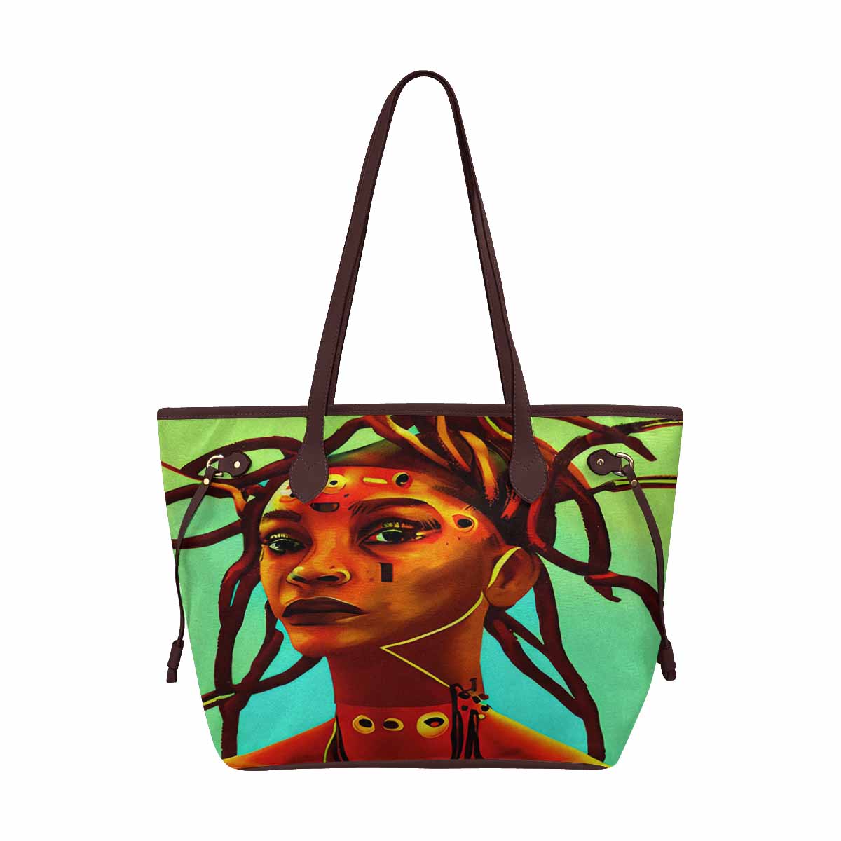 Dreads & Braids, elegant dressy tote handbag, Fulangiara 37