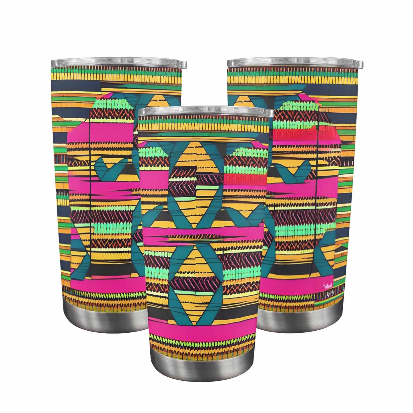 African Art, tumbler, mug, travel mug, design 24