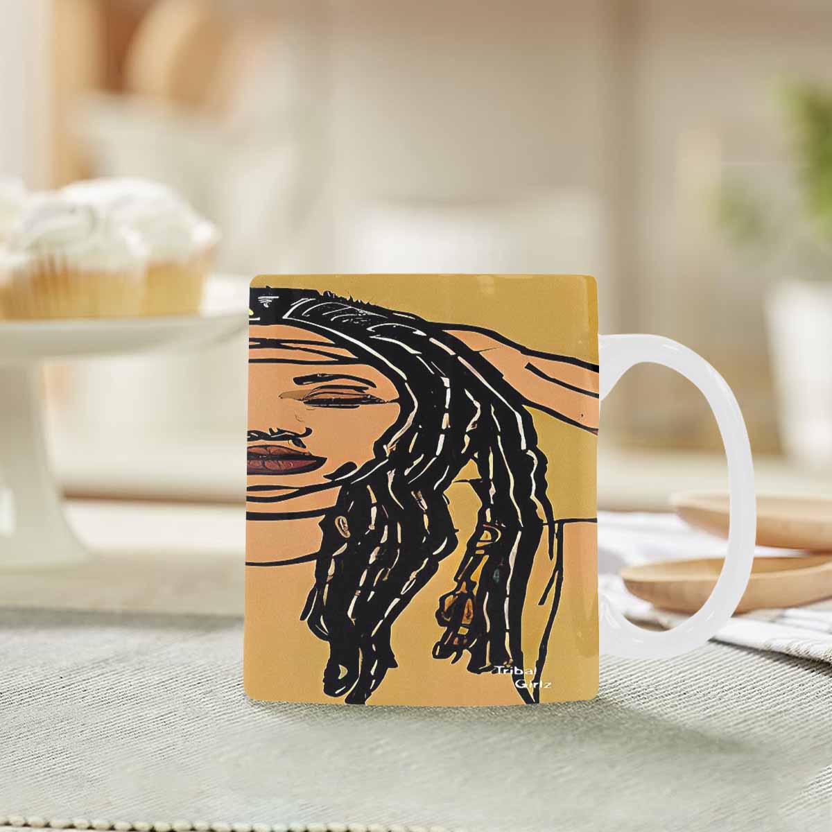 Dreads & Braids, coffee mug, african tribalgirlz Fulangiara 24