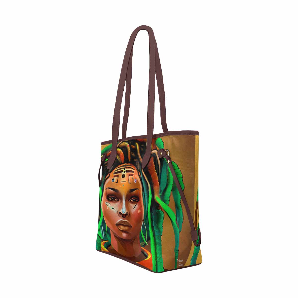 Dreads & Braids, elegant dressy tote handbag, Fulangiara 48